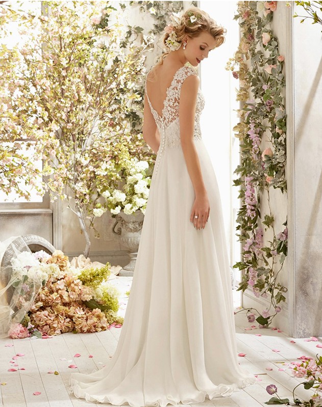 WD4042 slim wedding dress